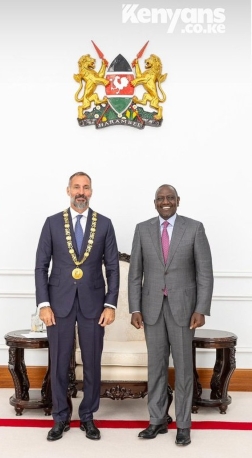 Hazar Imam with President Ruto of Kenya  2025-08-26